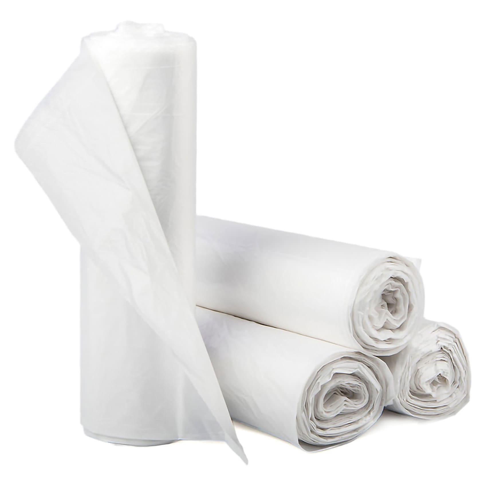 McKesson Trash Bag Clear Star Seal Bottom, 10 gallon, 8 Micron - Case of 1000 - Image 1