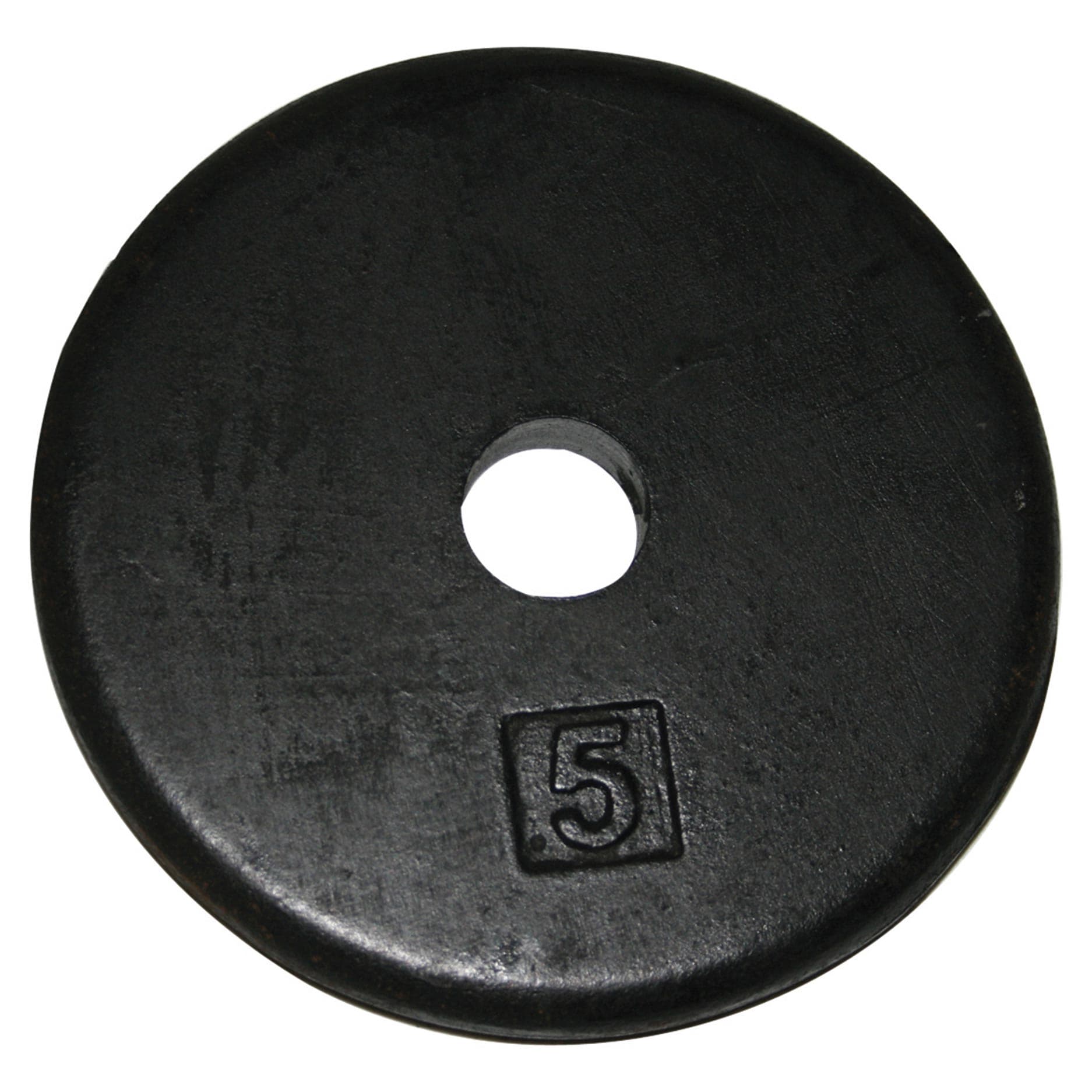 CanDo Iron Disc Weight Plate, 5 Lbs. - Image 1