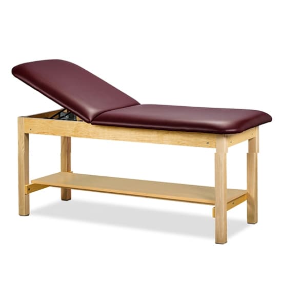 Clinton Premium, Classic 500 Series Treatment Table with Shelf - Image 1