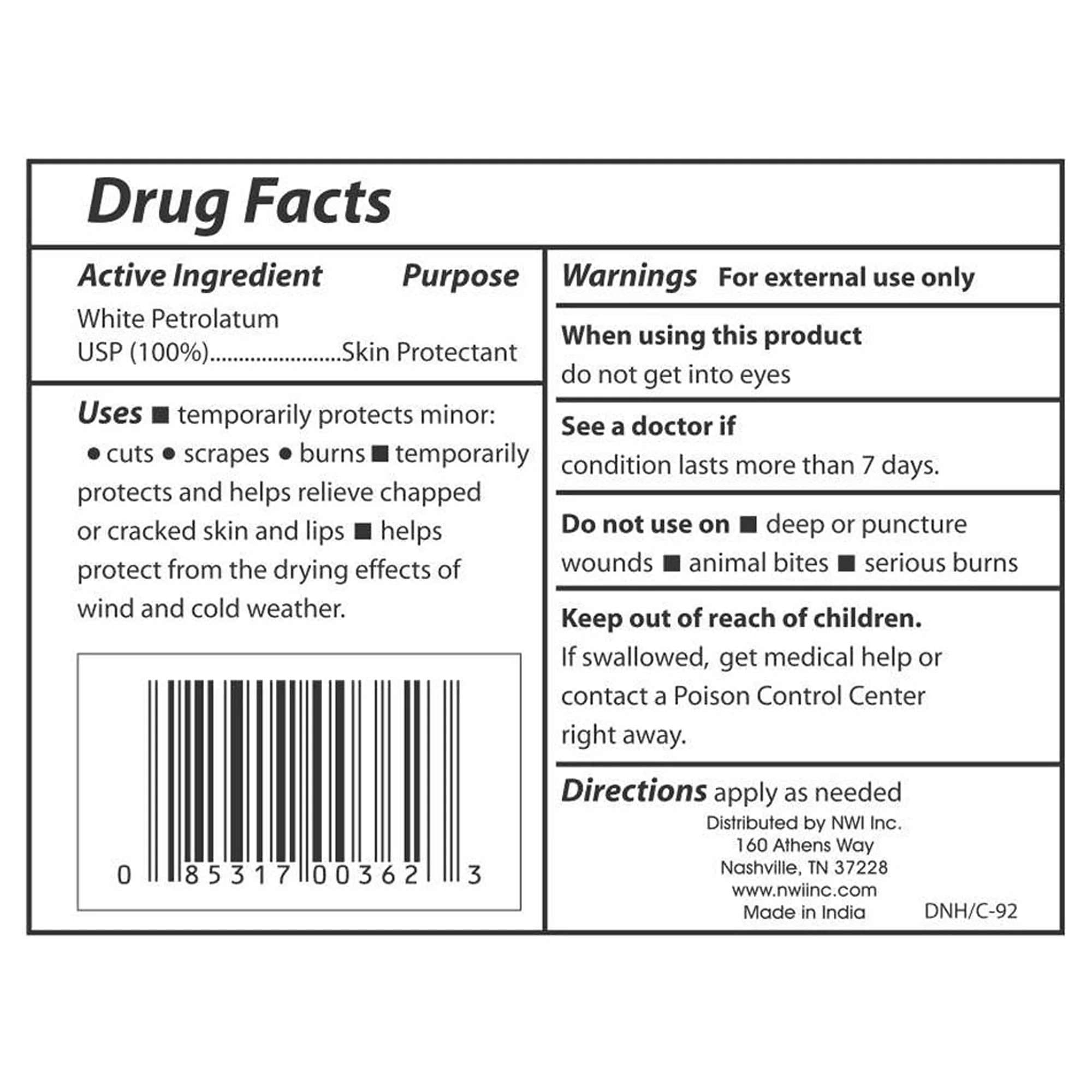 CareAll White Petroleum Jelly - Image 2