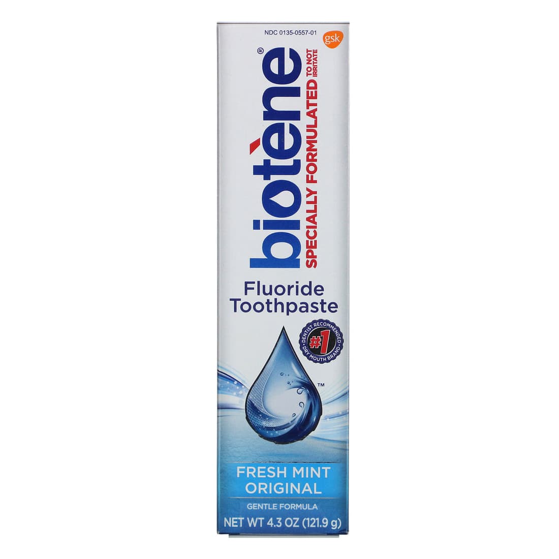 Biotene Dry Mouth Fluoride Toothpaste, Fresh Mint Flavor