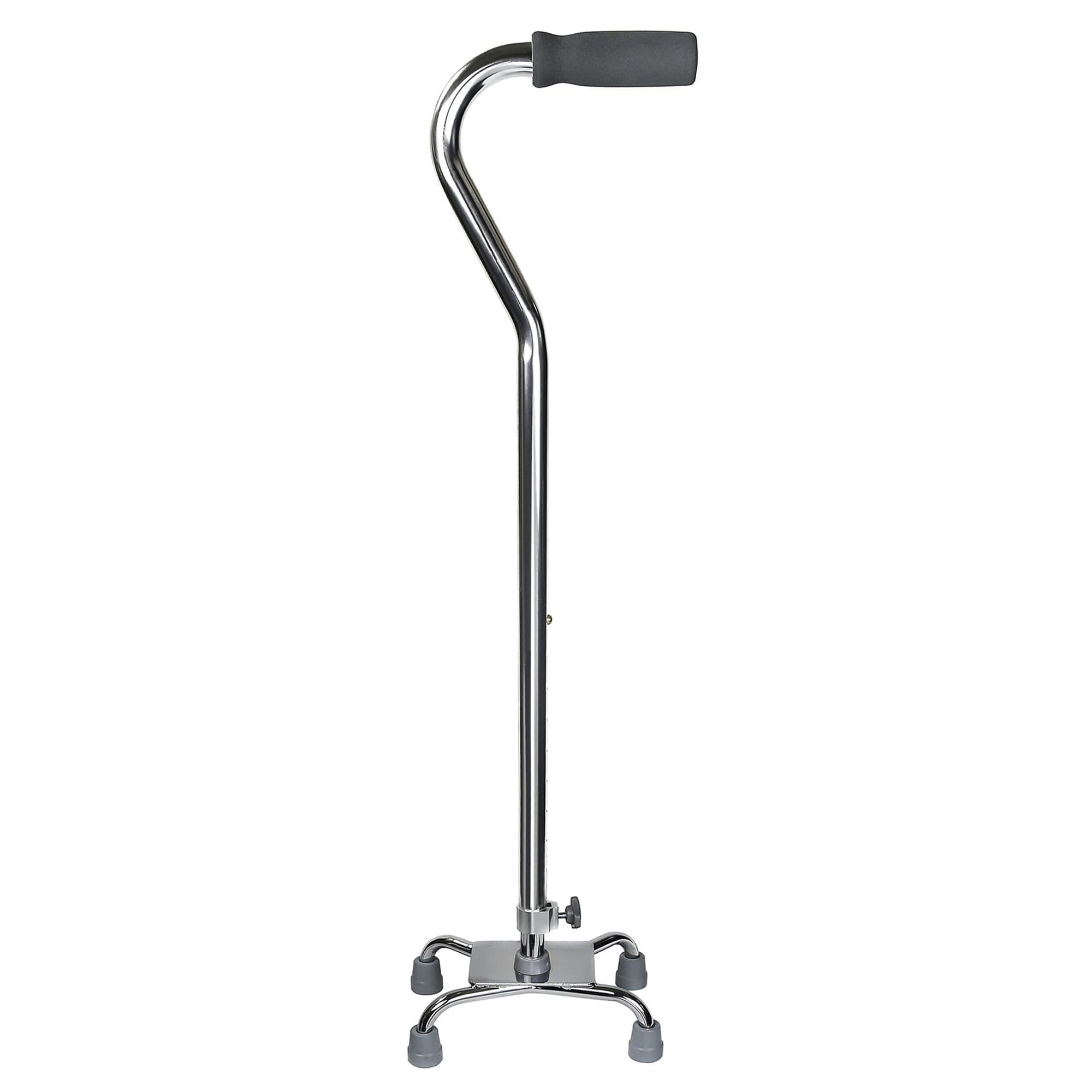 McKesson Steel Padded Handle Small Base Quad Cane, 30 to 39 Inch - Case of 4 - Image 1