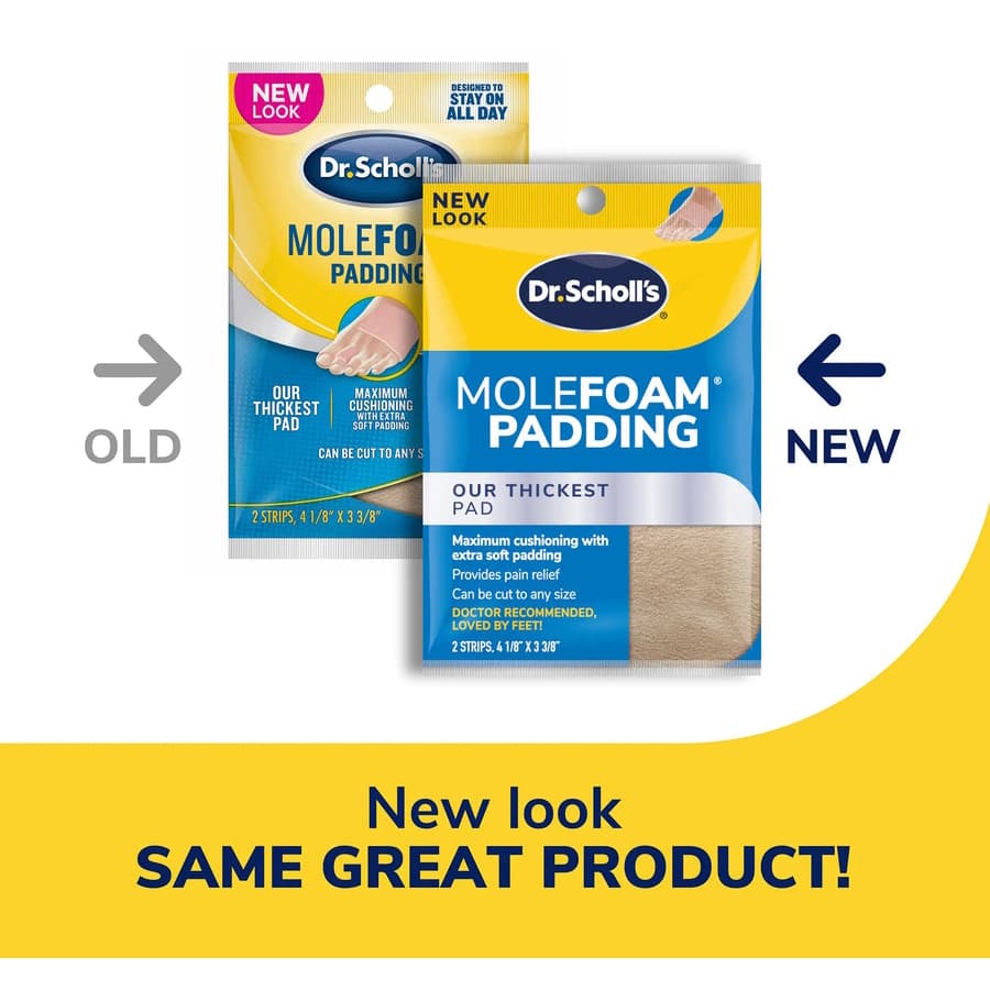 Dr. Scholl's Molefoam Padding Strips 4-1/8'' x 3-3/8''- Each - Image 2