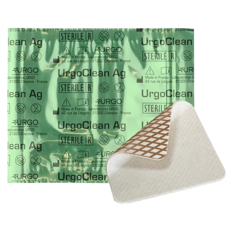 UrgoClean AG Silver Wound Dressing, 4 x 5 Inch - Each - Image 1