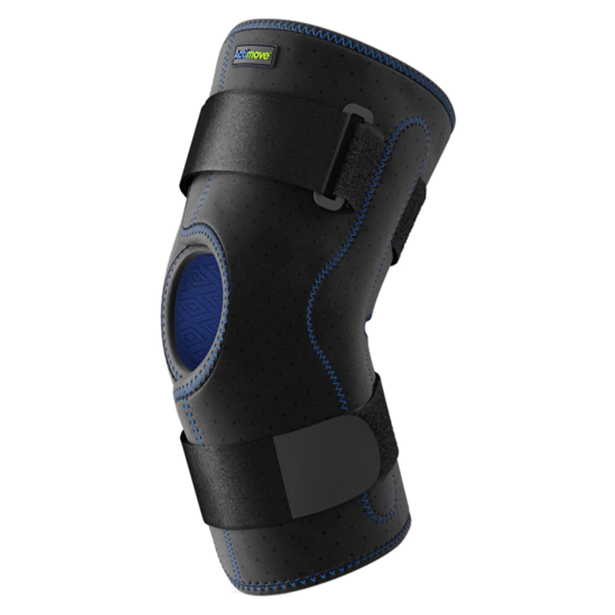 Actimove Knee Brace Wrap Around, Simple Hinges, Condyle Pads, Black - Image 3