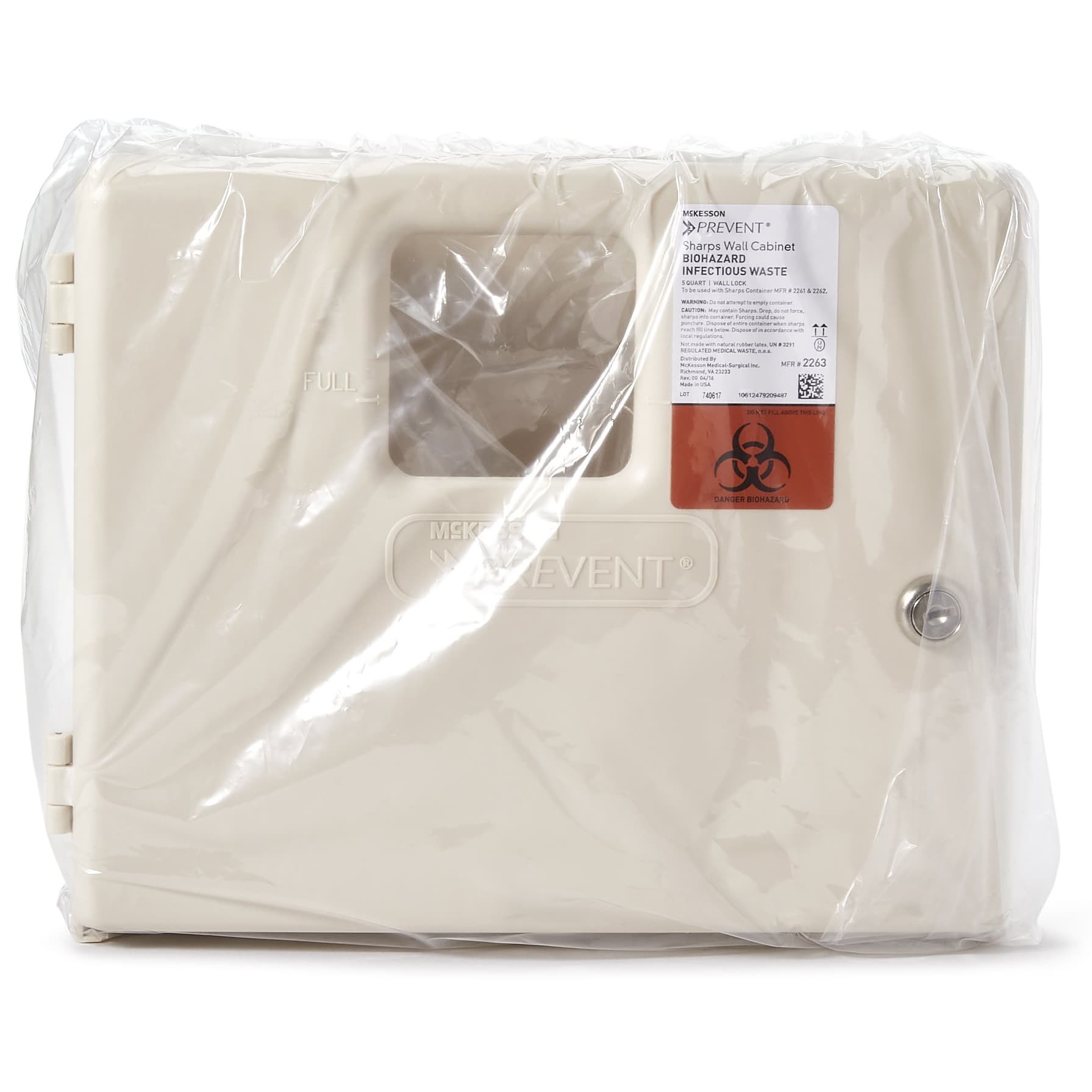 McKesson Prevent Sharps Container Wall Locking Cabinet - Image 5