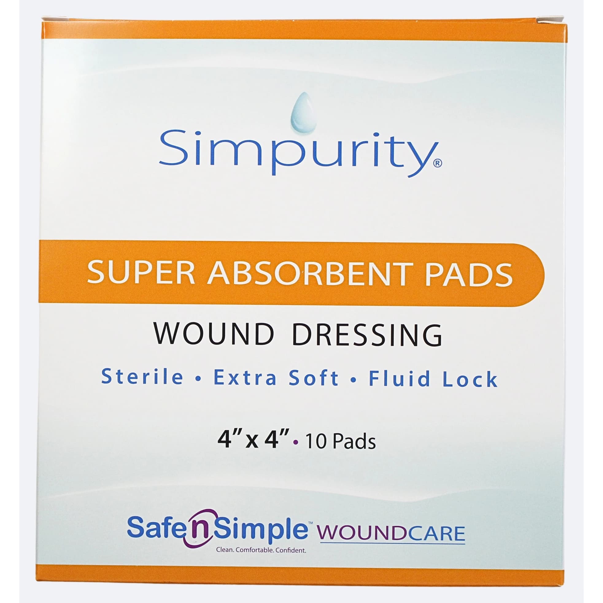 Simpurity Super Absorbent Dressing Pads - Image 1