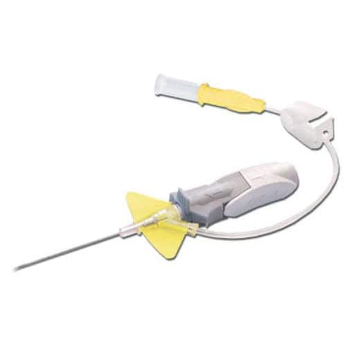 BD Nexiva Sliding Closed IV Catheter, Yellow, 24 Gauge, 0.75 Inch - Case of 80 - Image 1