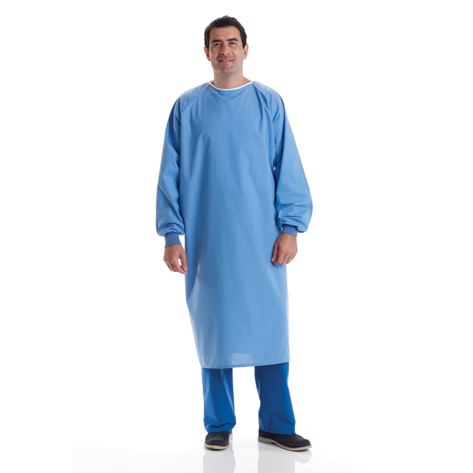 Medline AngelStat Cotton-Blend Cover Gown
