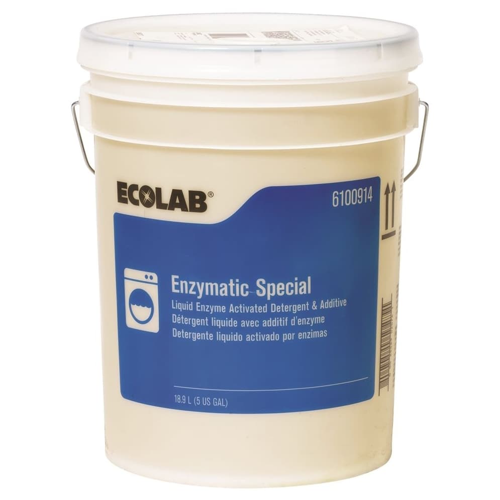 Ecolab Enzymatic Special Liquid Laundry Detergent 5 Gallon - Each