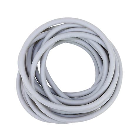 CanDo Latex Free Exercise Tubing, 25 Feet roll, Silver, 2X Heavy - Image 1