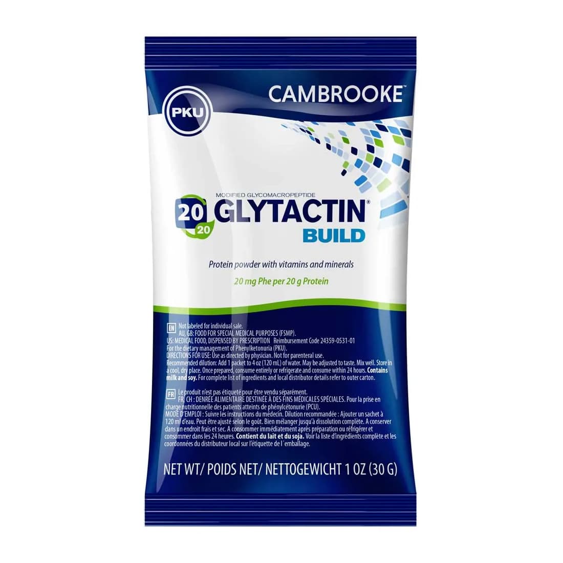 Glytactin Build 20-20 GMP-Based PKU Powdered Formula - Image 1