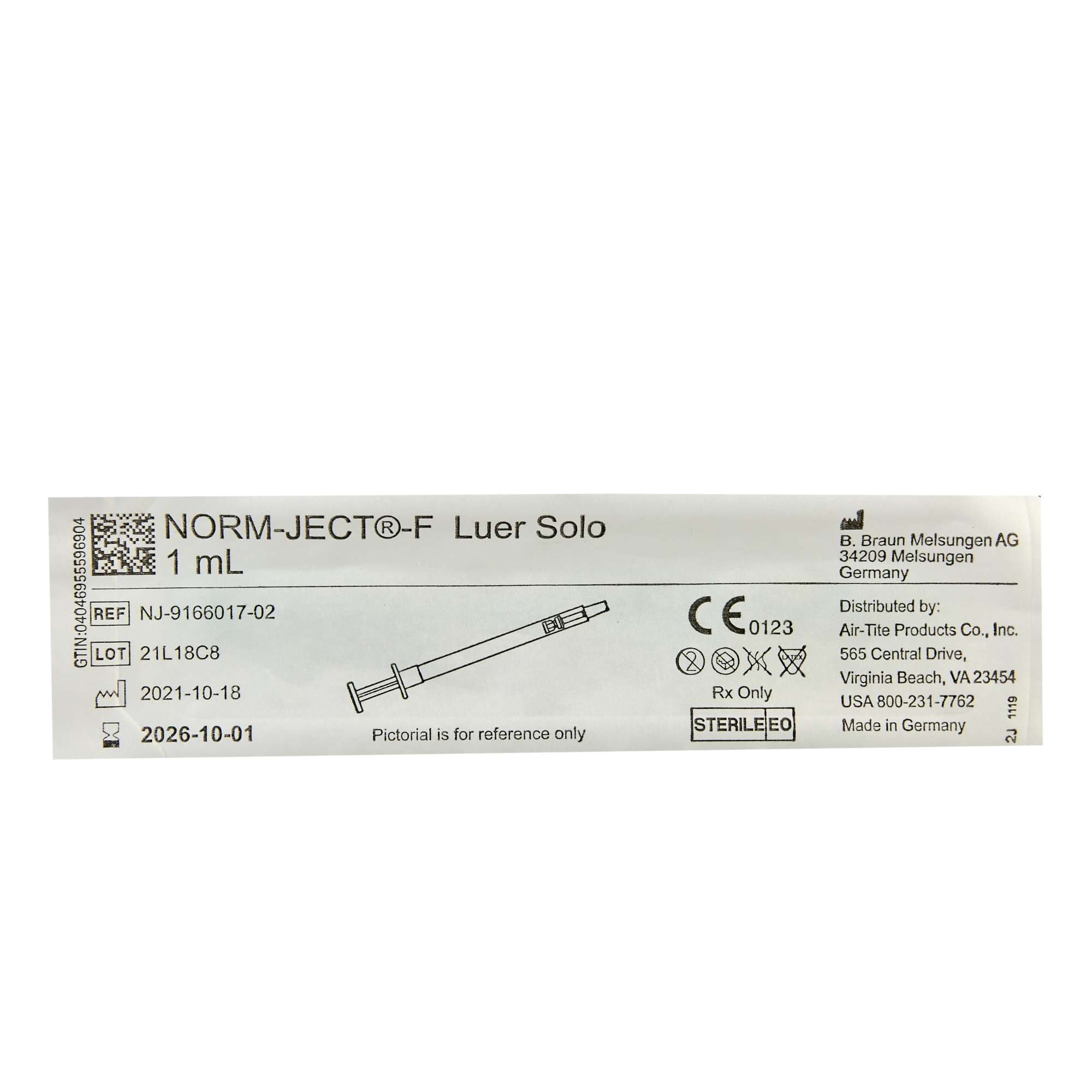 Norm-Ject Tuberculin Syringe - Image 3