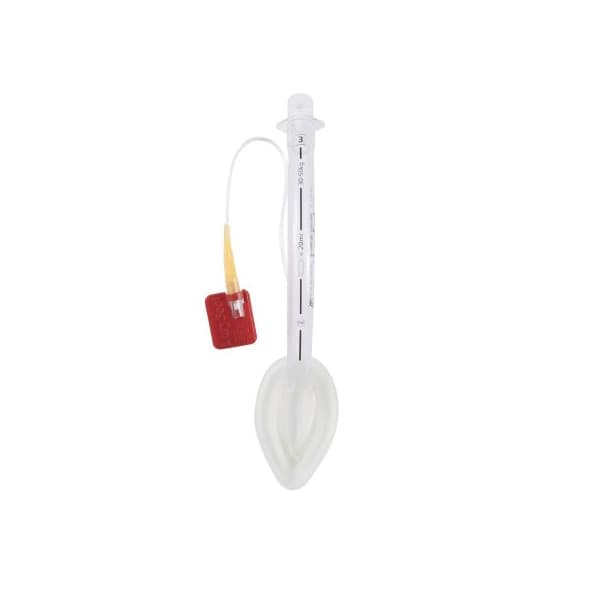 LarySeal Clear Curved Laryngeal Mask 11 to 20 mL Sterile Single Patient Use Pediatric, Orange, 20 mL Cuff, Size 3 - Box of 10 - Image 1