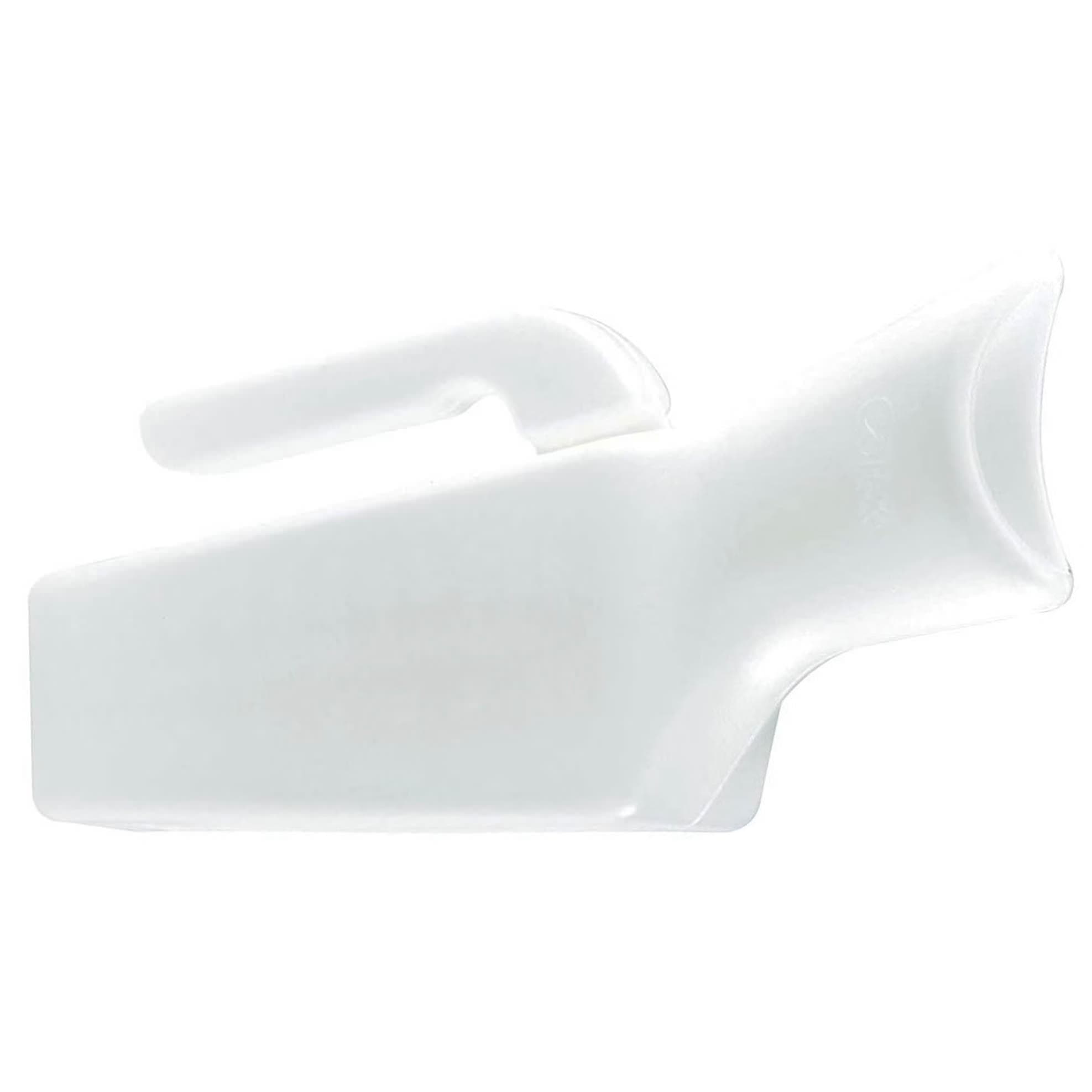 Carex Polyethylene Female Urinal, Translucent White - Image 3