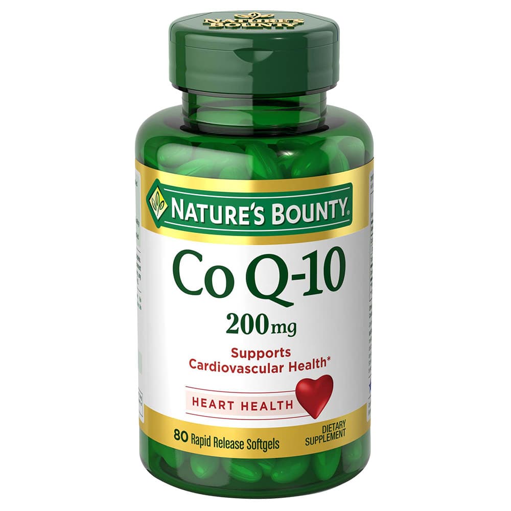 Nature's Bounty Co Q-10 Softgels, 200mg - Bottle of 80 - Image 1