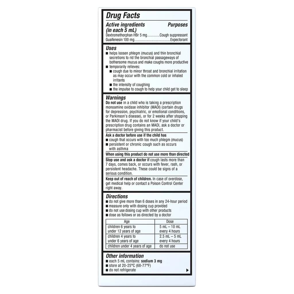 Mucinex Children's CoughLiquid, Cherry, 4 oz - Each - Image 6