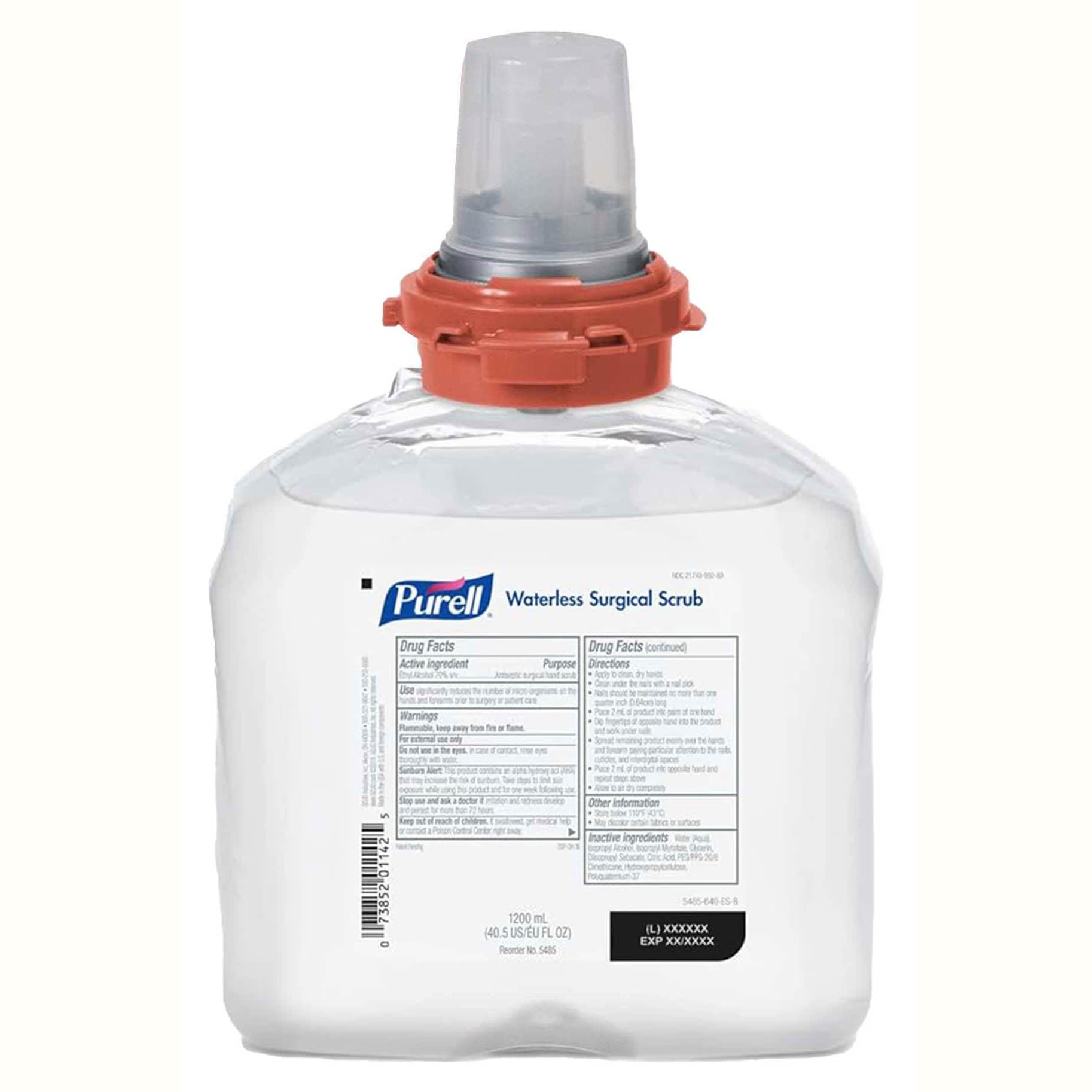 Purell Waterless Surgical Scrub Gel Refill Bottle, 1200 mL