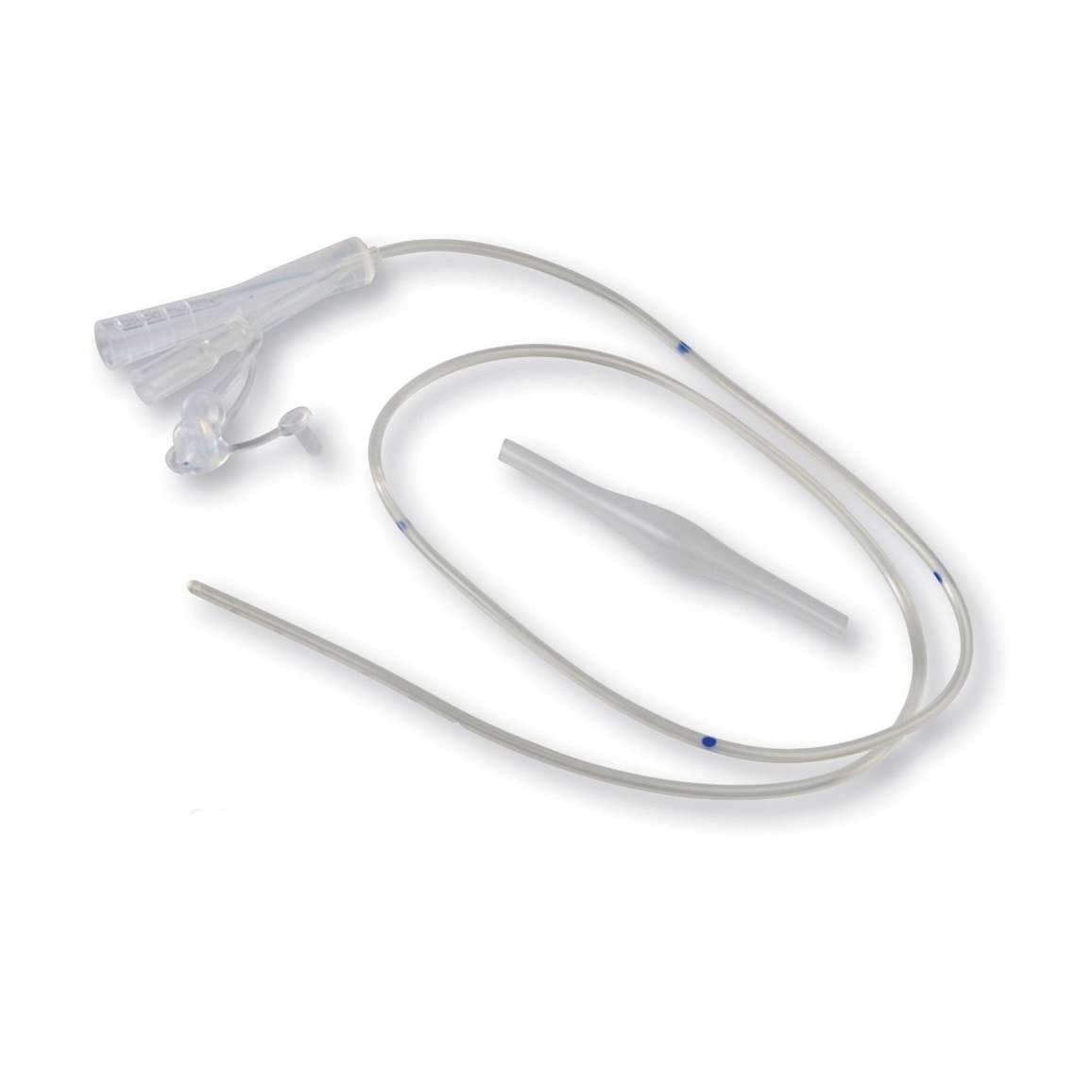 Salem Sump Silicone Tubes, 12 Fr, 48" - Case of 10 - Image 1