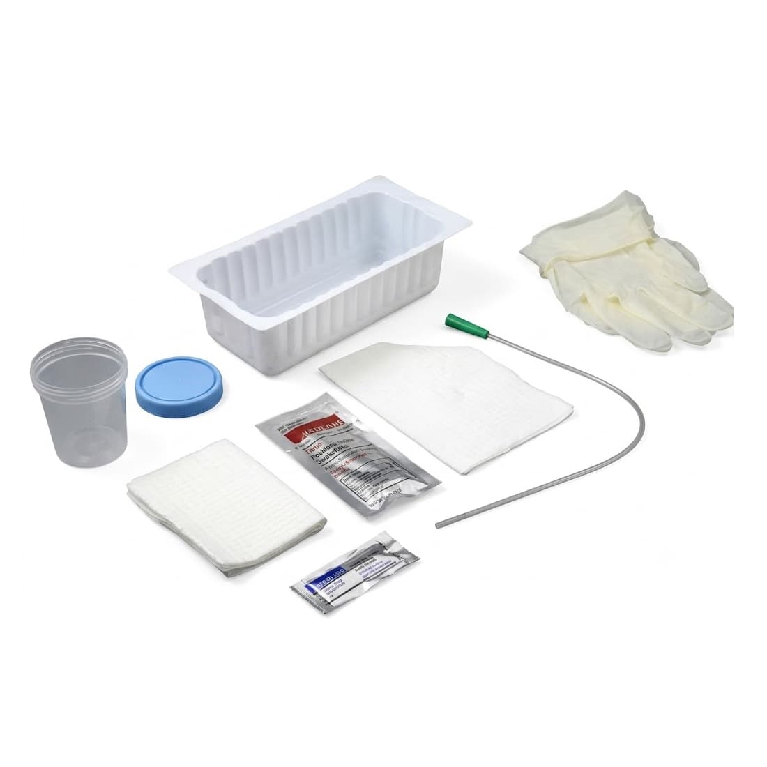 Amsure Intermittent Catheter Tray With PVC Catheter - Image 1
