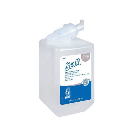 Scott Essential Alcohol-Free Hand Sanitizer Dispenser Refill Bottle, 1,000 mL - Case of 6 - Image 1