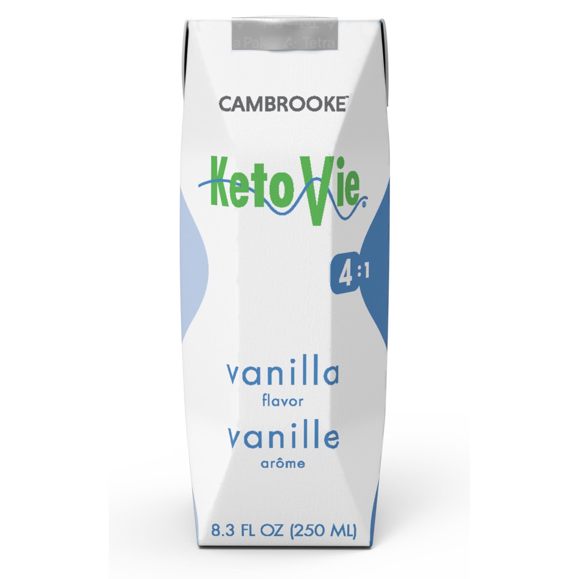 KetoVie 4:1 Ketogenic Oral Supplement, Vanilla, 8.3 oz - Each - Image 1