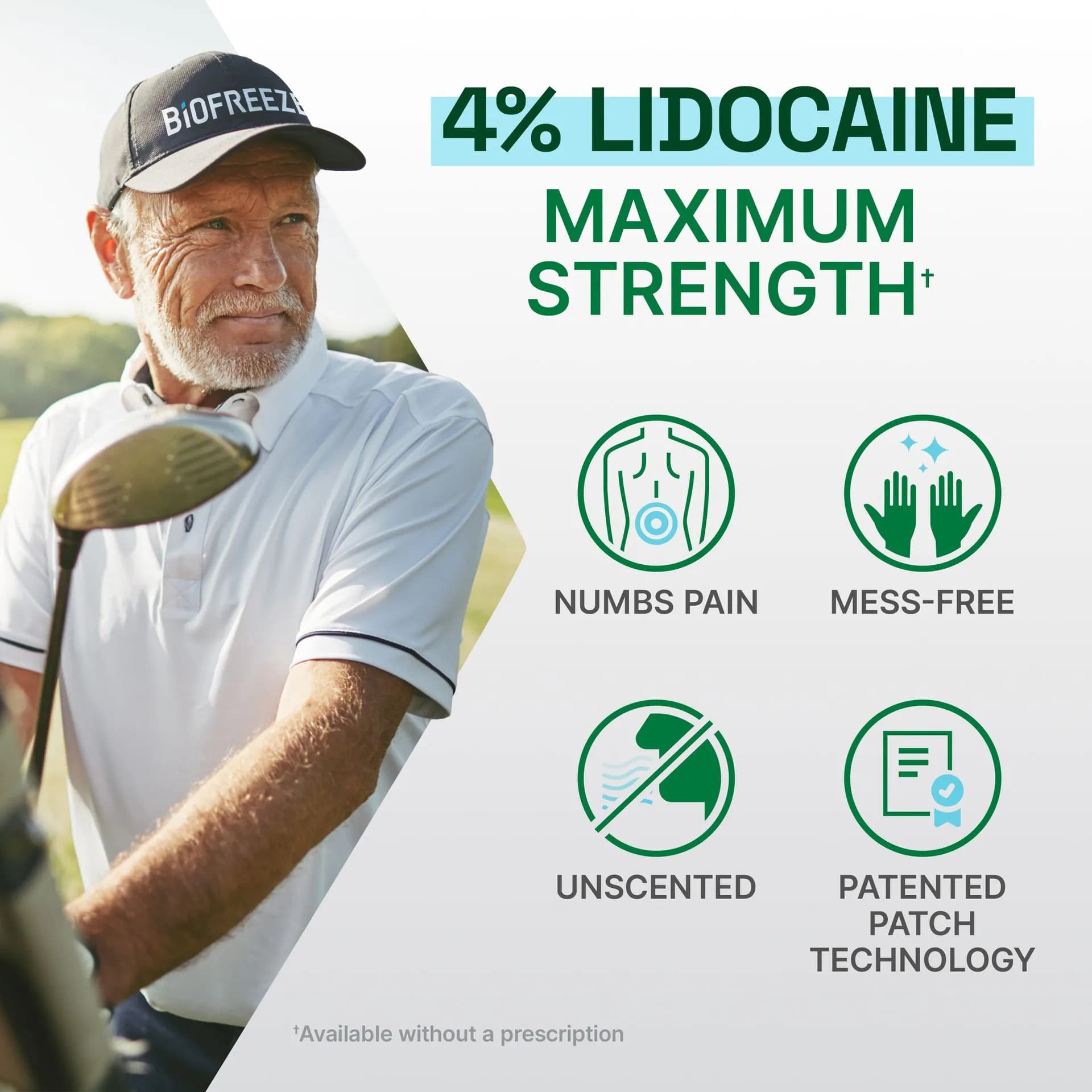 Biofreeze UltraFlex Lidocaine Patch - Box of 4 - Image 3