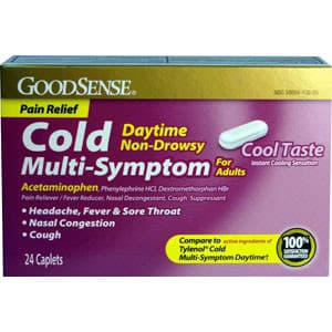 GoodSense Day and Night Time Multi-Symptom Cold Caplet - Case of 480 - Image 1