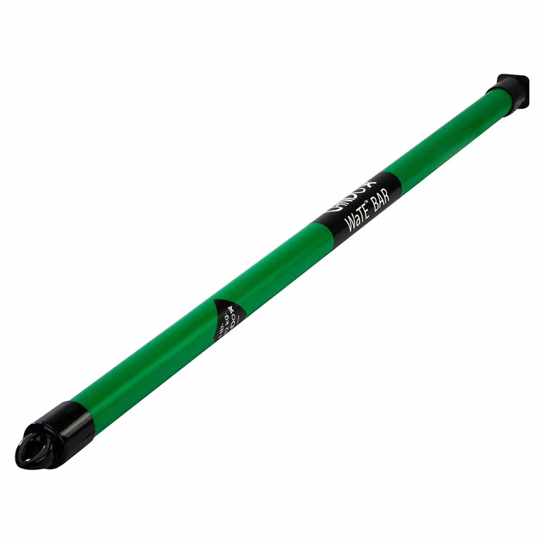 CanDo Slim Wate Bar, 3 Inch long, 1-1/2 Inch diameter, 4 lbs, Green - Each - Image 1