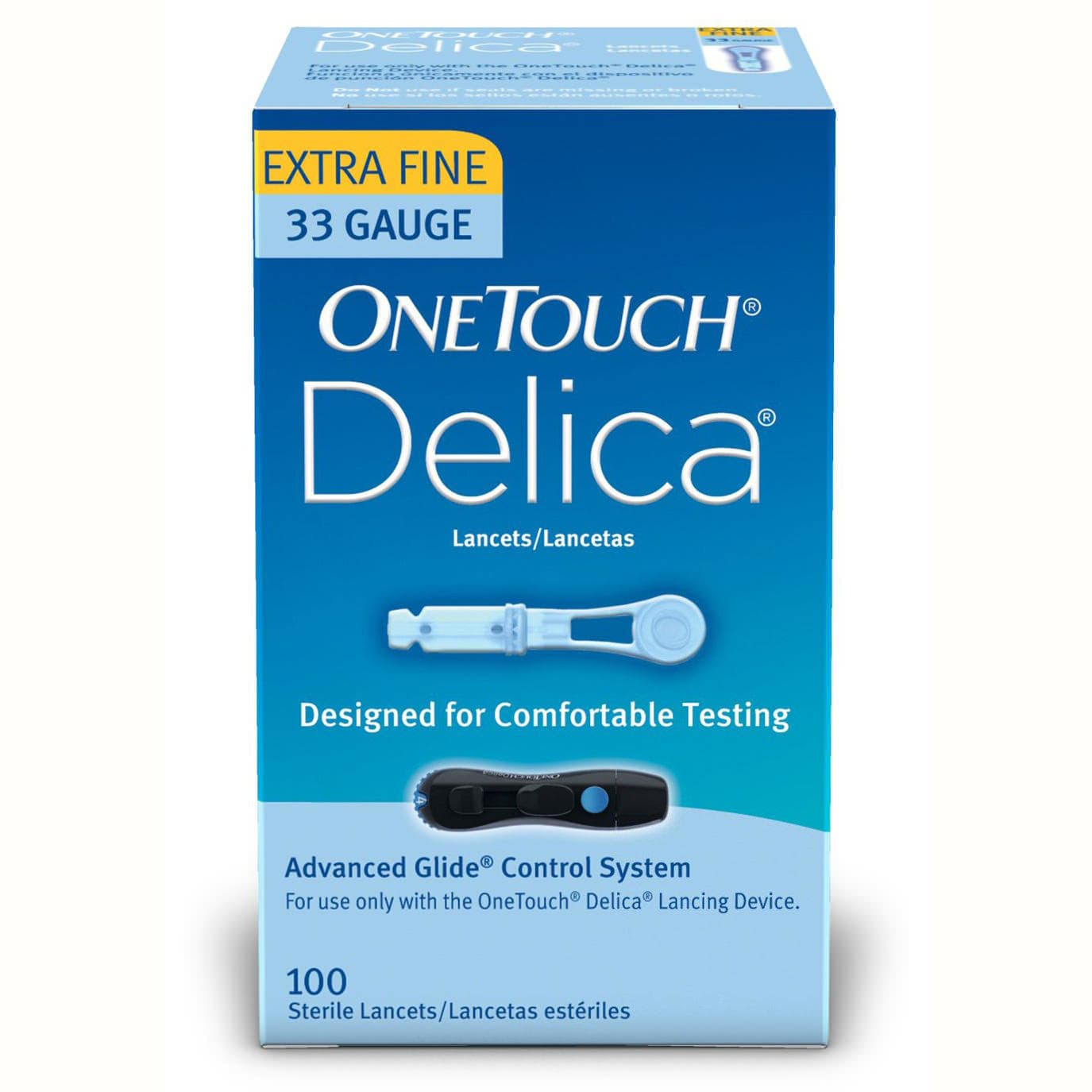 OneTouch Lancet for Lancing Device Needle, 33 Gauge - Image 1