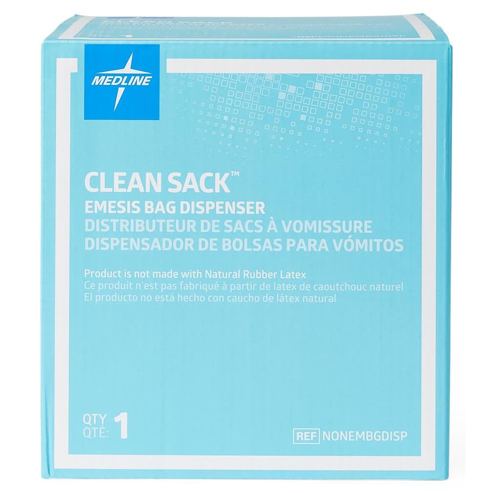 Medline Emesis Bag Dispenser, Wall Mount, Blue - Image 3