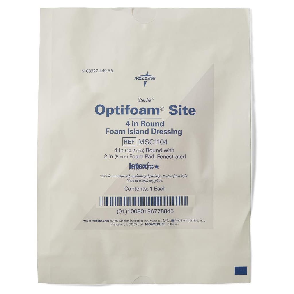 Optifoam Site Foam Island Dressing with Fenestration - Image 1