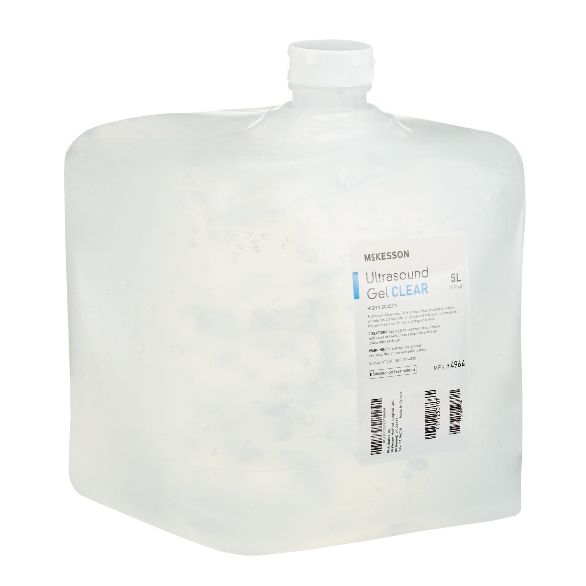 McKesson Conductive Ultrasound Laser Transmission Gel, 5 Liter - Image 2