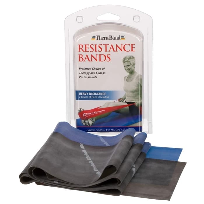 TheraBand Resistance Band Advanced Kit, Set of 2, Latex - Image 1