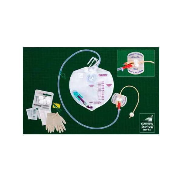 SURESTEP Bardex IC Indwelling Catheter Tray - Case of 10 - Image 1