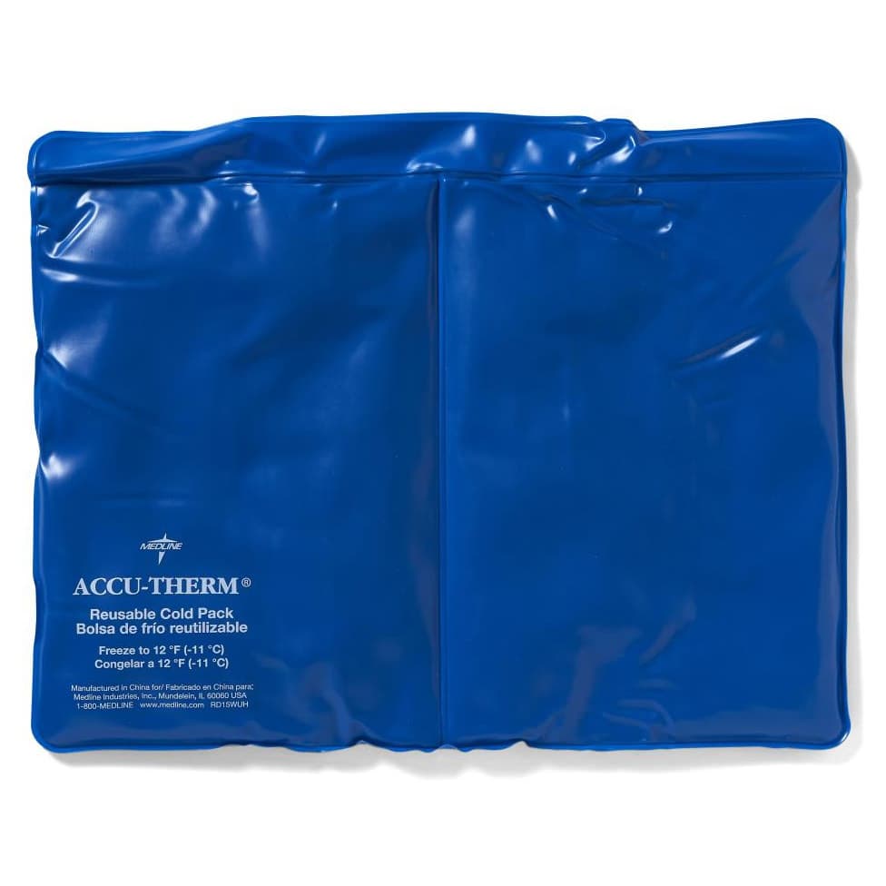 Accu-Therm Blue Vinyl Reusable Cold Packs - Image 1