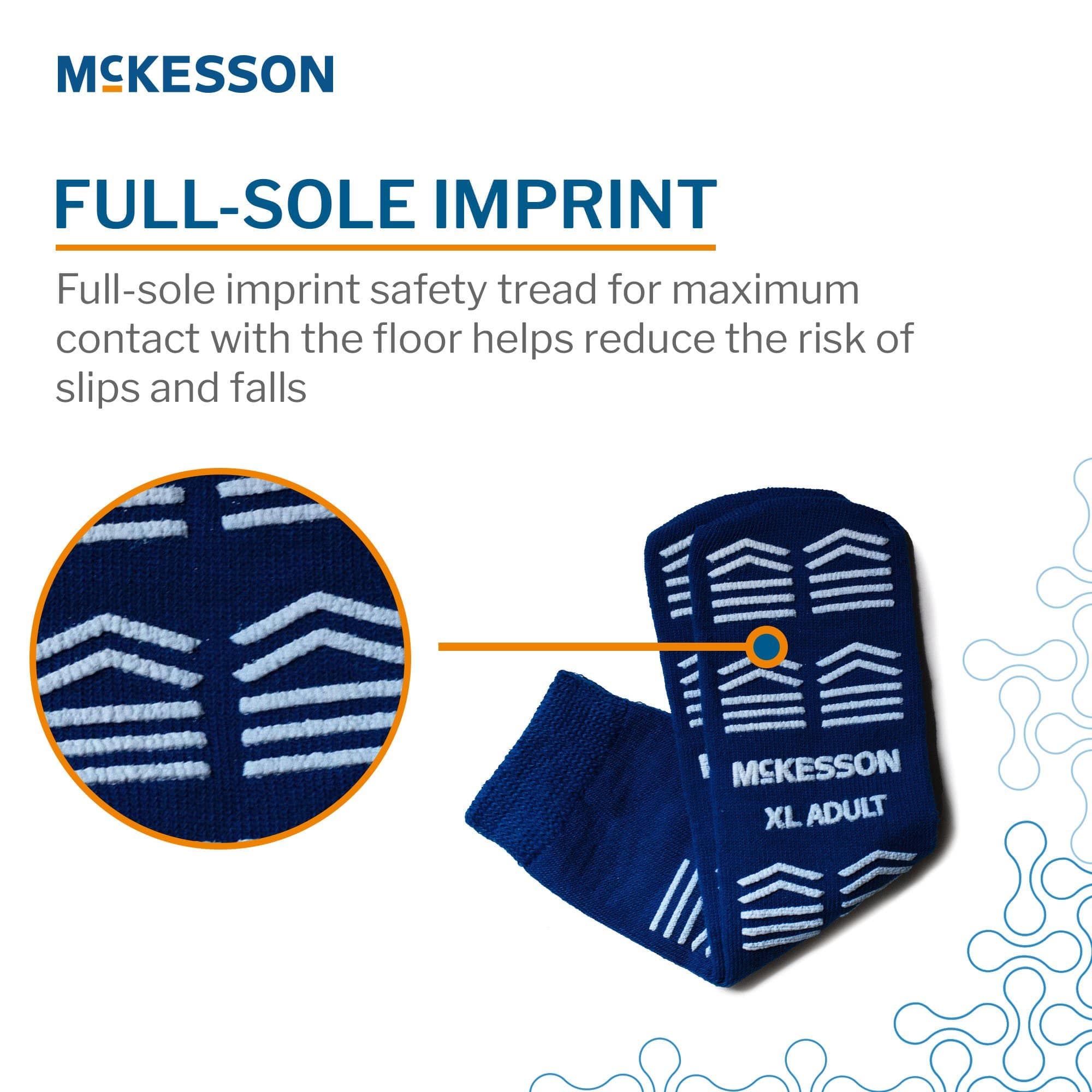 McKesson Unisex Adult Slipper Socks - Image 3