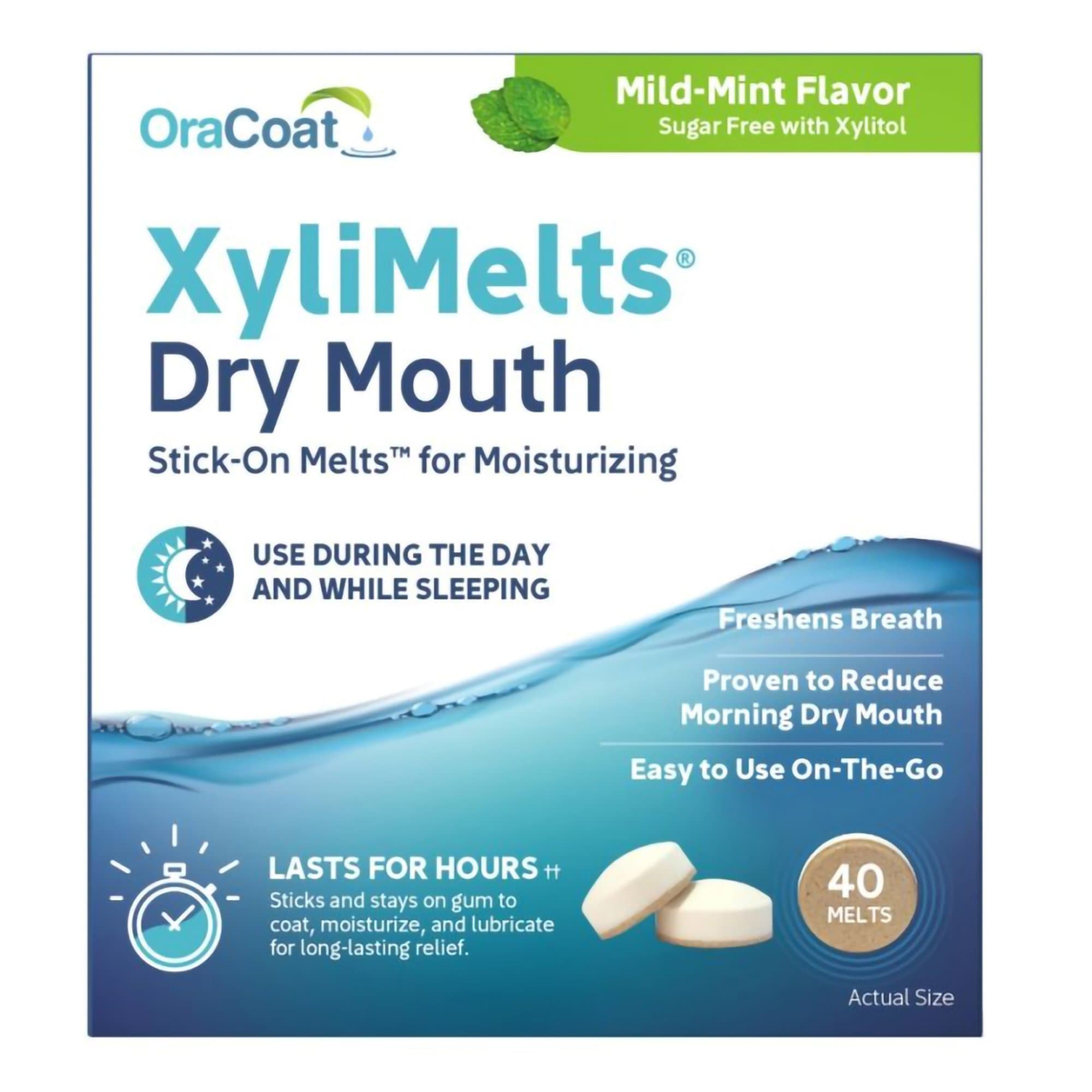 OraCoat XyliMelts Dry Mouth for Dry Mouth - Carton of 40 - Image 2
