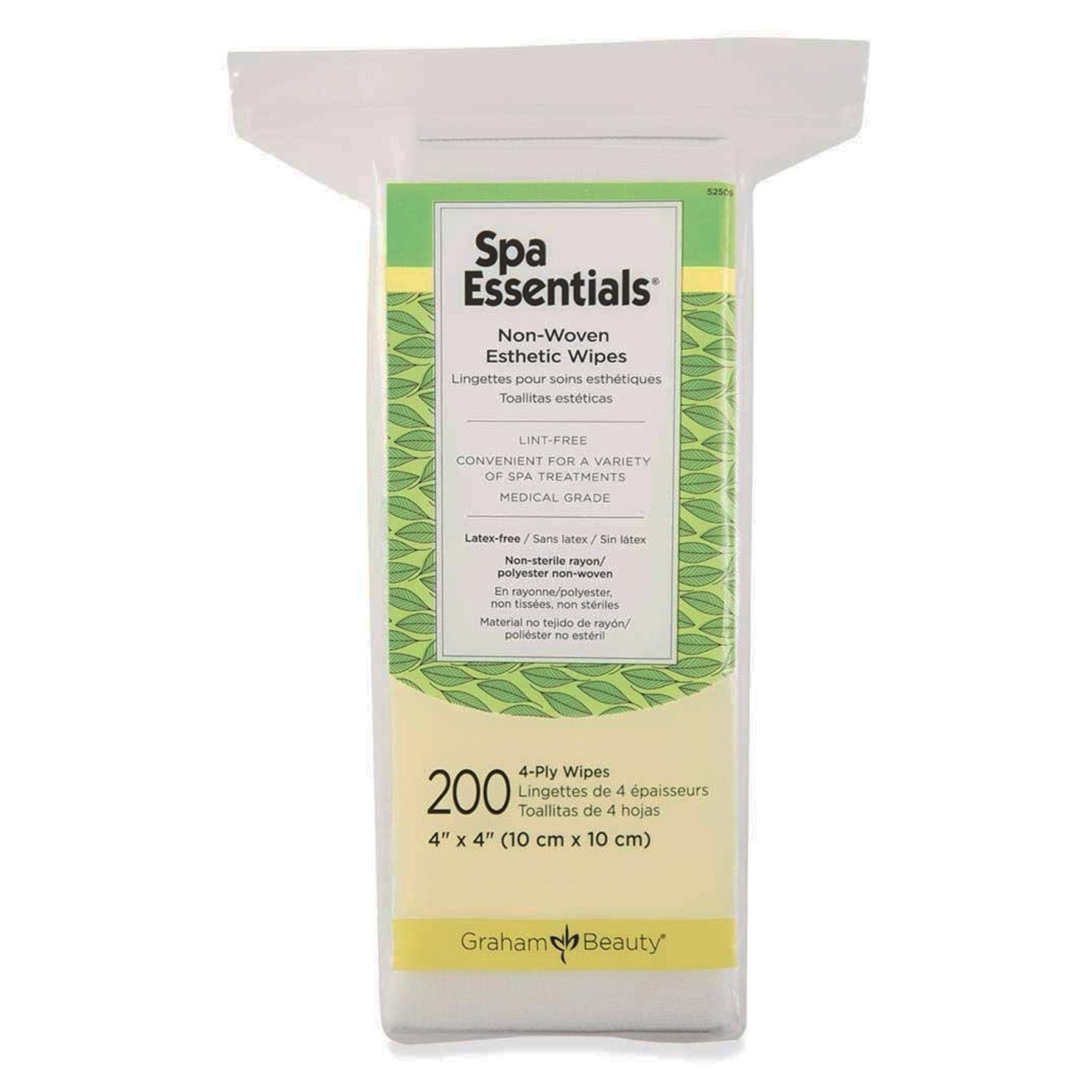 Spa Essentials Esthetic Wipe White, 4 x 4 Inch - Case of 2000 - Image 1