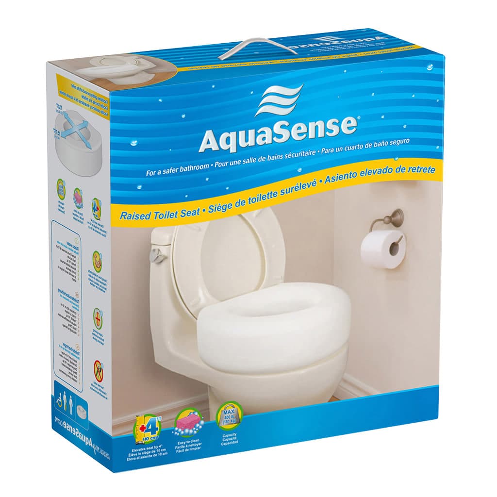 Drive AquaSense Economy Raised Toilet Seat - Image 2