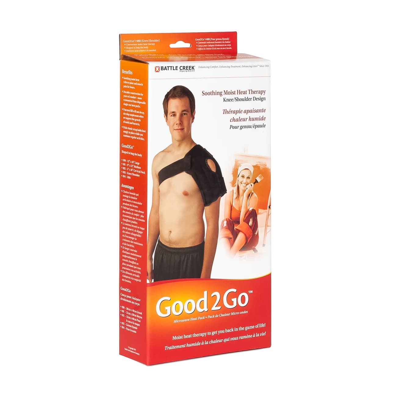 Battle Creek Good2Go Microwave Heat Pack, 13 x 14 Inch, Shoulder - Image 1