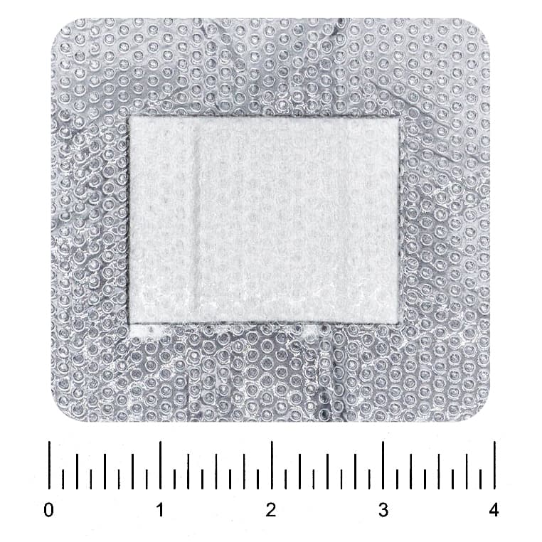 Vitale Silicone Super-Absorbent Dressings, 3.5" x 4" - Each - Image 1