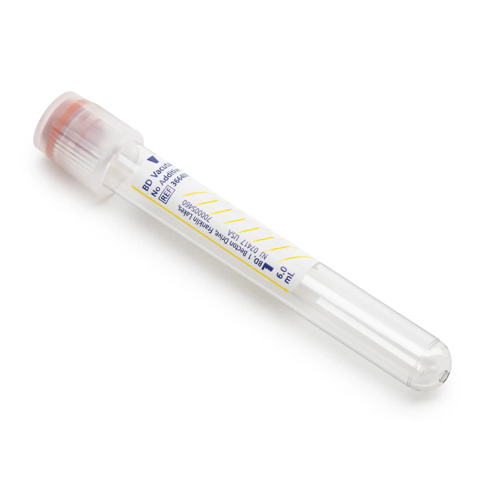 BD Vacutainer No Additive (Z) Plus Secondary Tube, 6 mL - Image 2