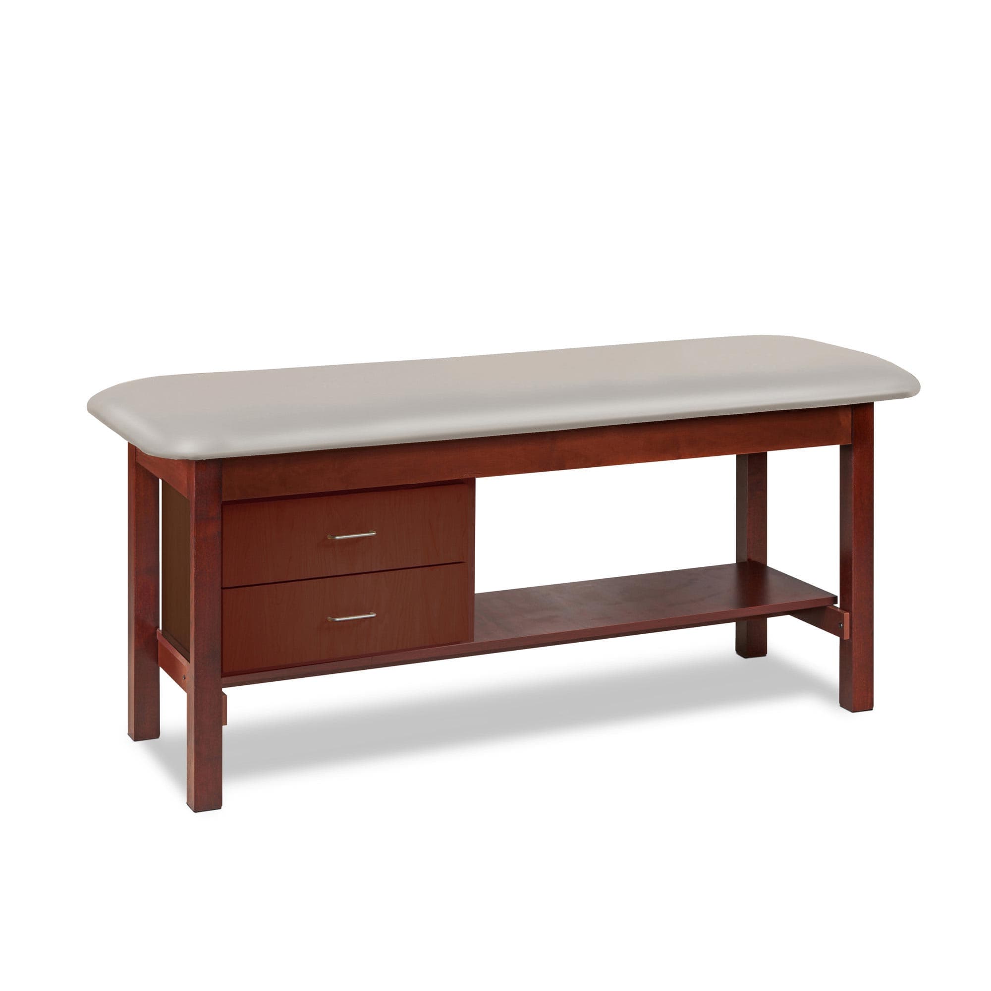 Clinton flat top classic series treatment table with drawers - Image 2