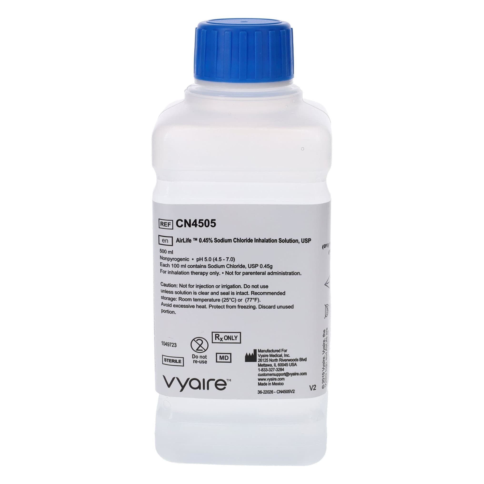 CareFusion 0.45% USP Sodium Chloride Nebulizer Replacement Water - Image 2