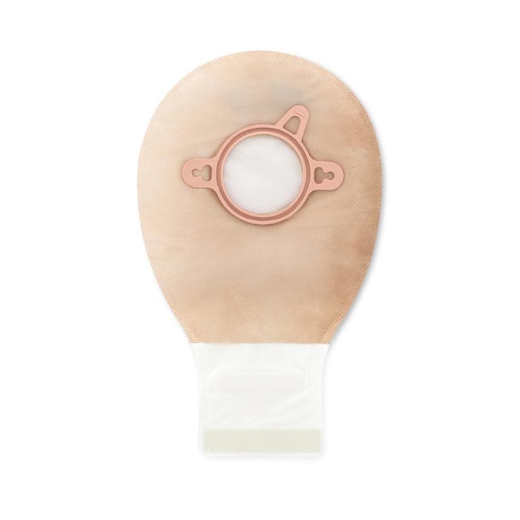 New Image 2-Piece Drainable Mini Ostomy Pouch, Transparent, 2-3/4 Inch - Box of 20 - Image 1