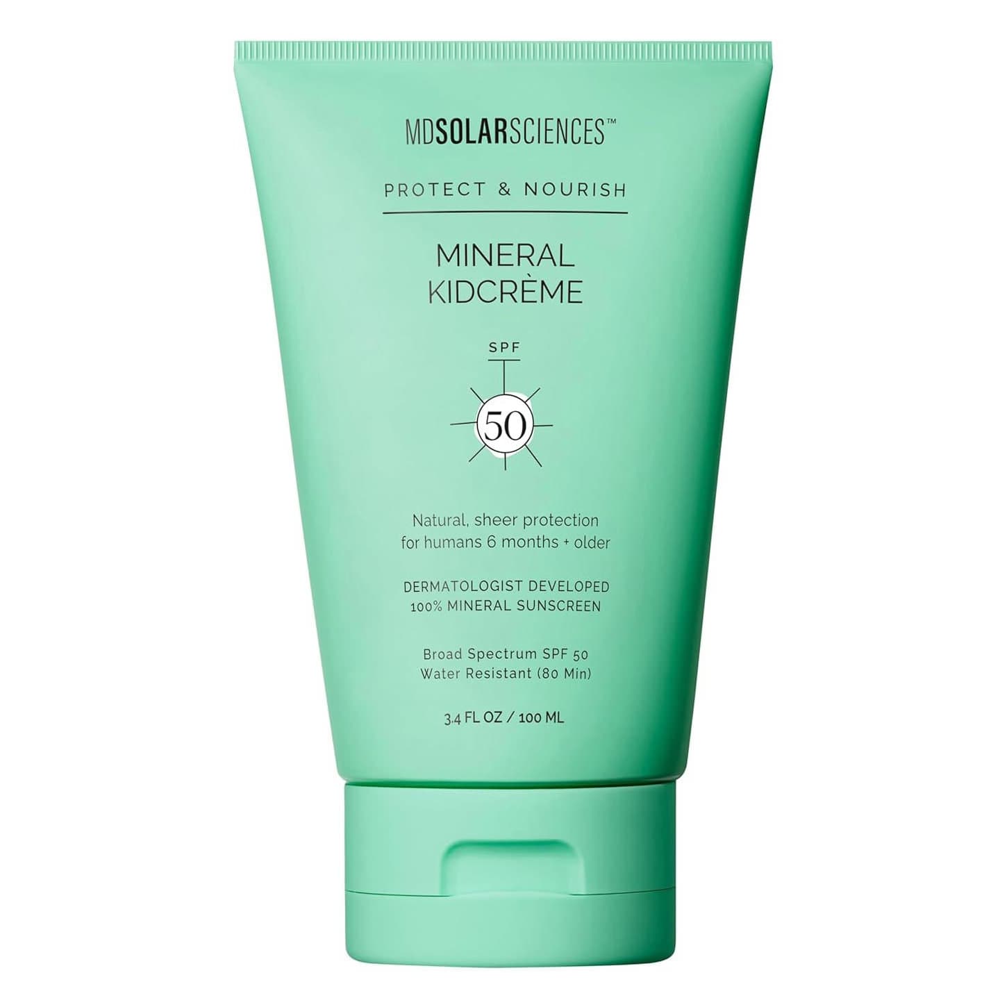 MDSolarSciences Mineral KidCreme Sunscreen SPF 50, 3.4 oz - Package of 6 - Image 1
