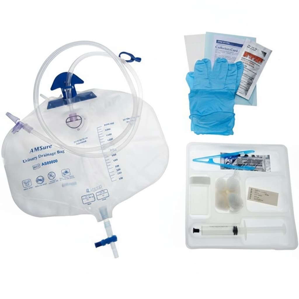 AMSure Add-a-Foley Urine Meter Kits, 10cc Prefilled Syringe - Image 1