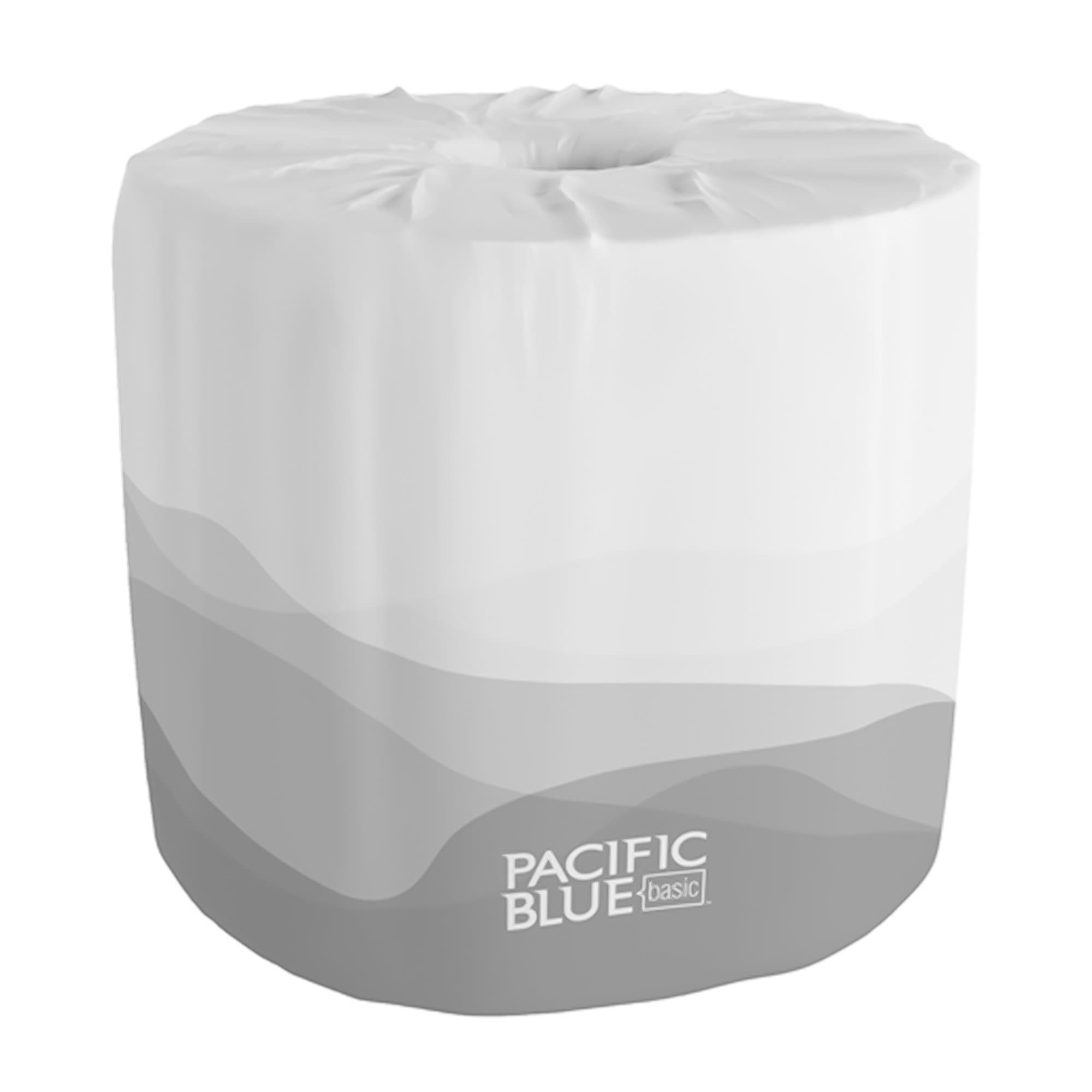 envision Toilet Tissue White Standard Size Cored Roll 4 x 4-1/20 Inch, 2-Ply - Each - Image 1