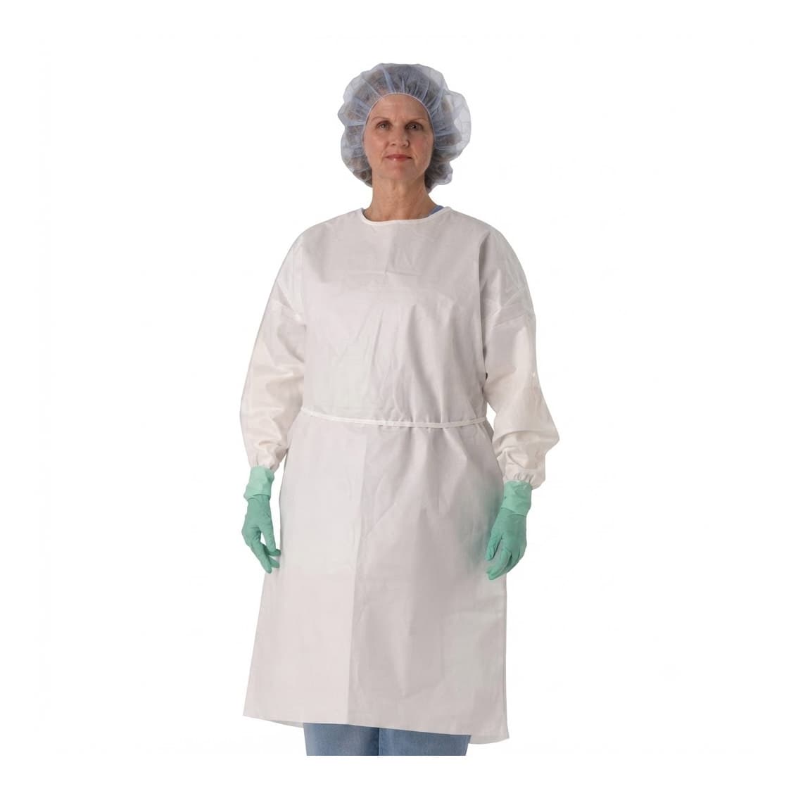 Cardinal Health Isolation Gown, Poly-Coated with Cuff, Impervious, Full Back Style